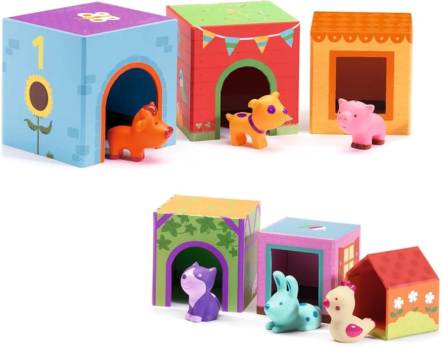 Stacking Block Set Topanifarm Djeco