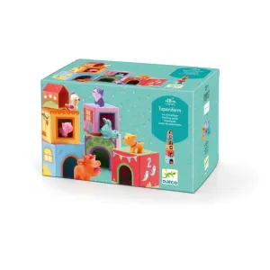 Stacking Block Set Topanifarm Djeco