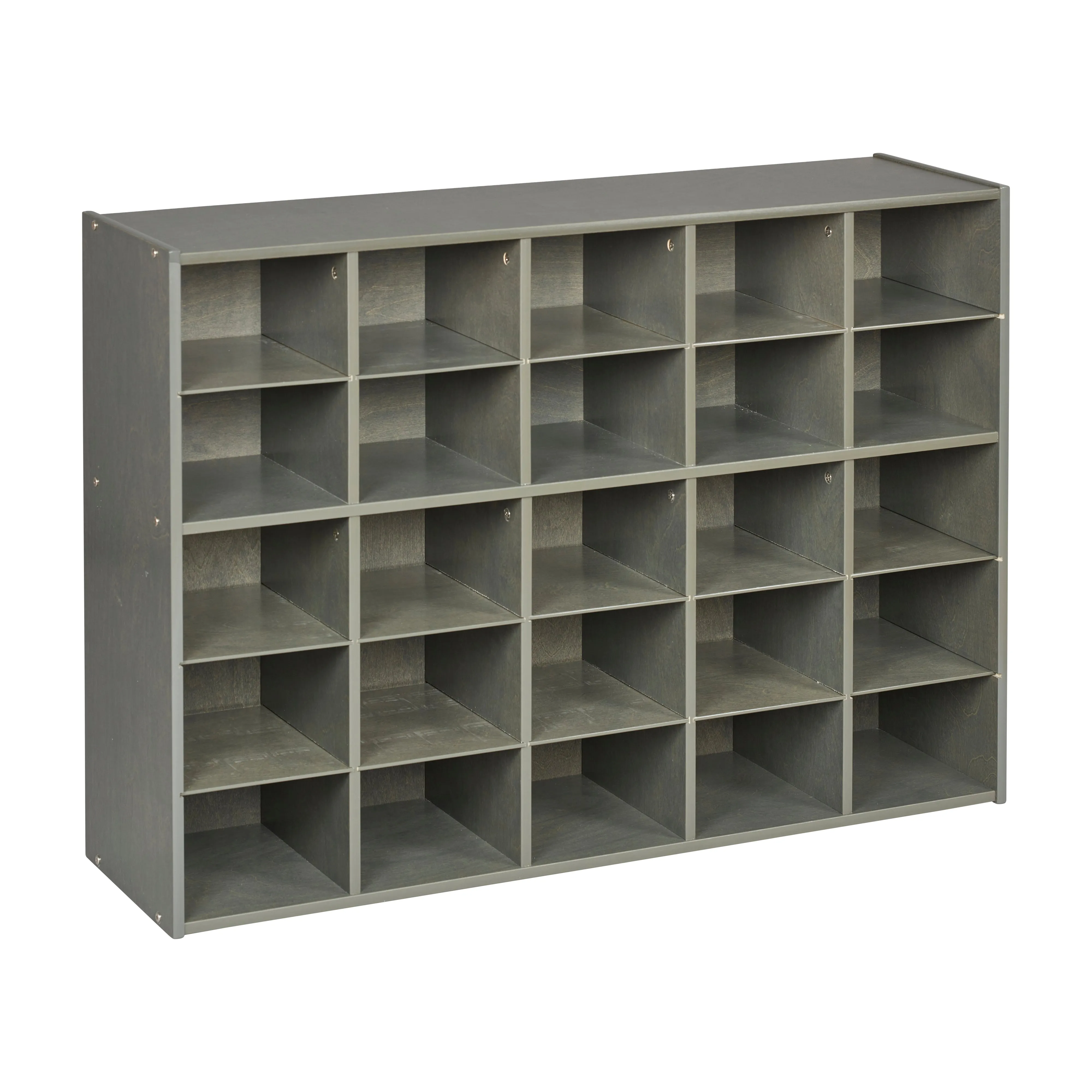 Streamline 25 Cubby Tray Storage Cabinet, 5x5, Classroom Furniture