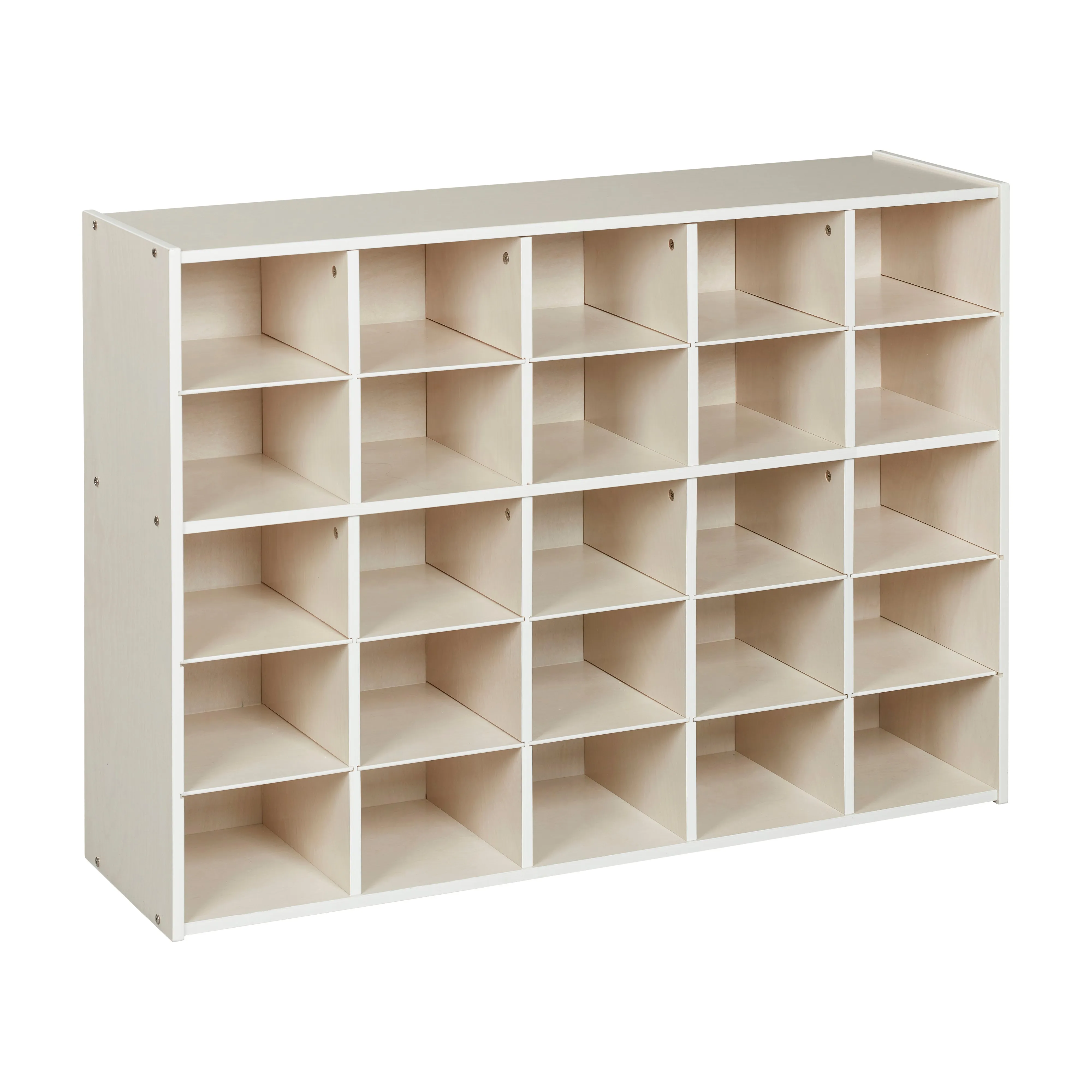 Streamline 25 Cubby Tray Storage Cabinet, 5x5, Classroom Furniture