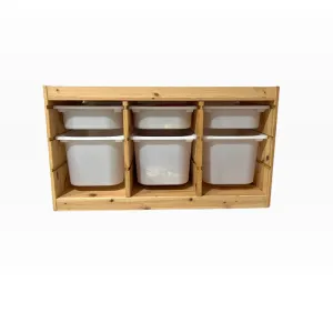 Trofast Combination Wood   6 Boxes
