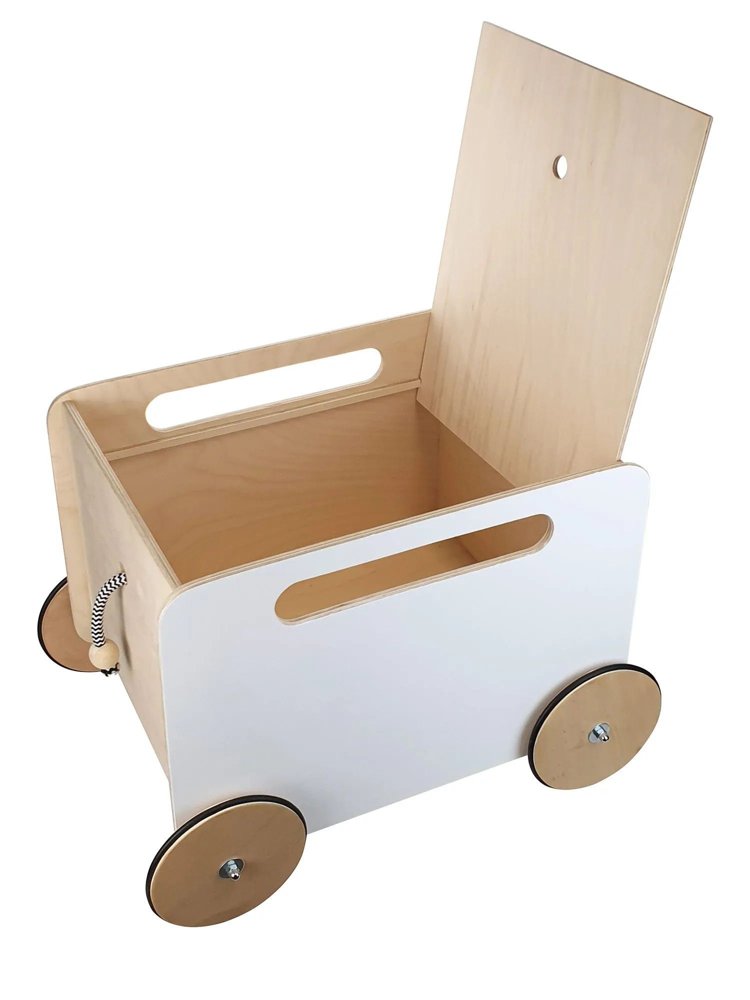 Wooden baptismal box - WOODEN ROLLING BOX