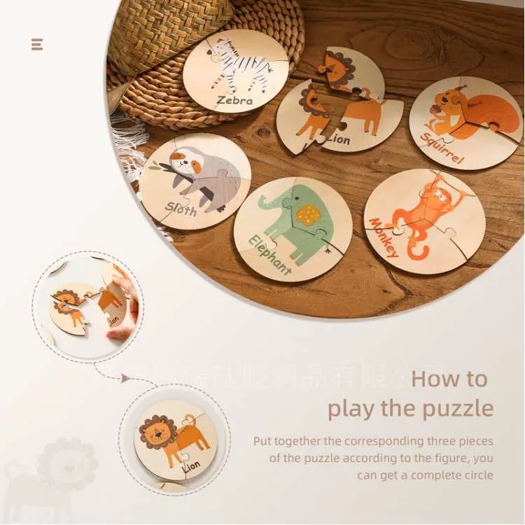 Wooden Montessori Puzzles | Potato