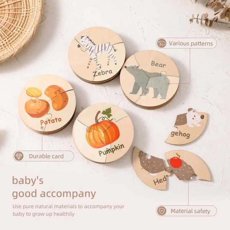 Wooden Montessori Puzzles | Potato